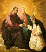 Francisco de Zurbaran, mystical betrothal of st,catalina de siena